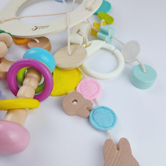 Baby Toy Bundle 6-Piece Wooden & Chewy Toys - Picture 4 of 5